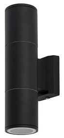 Nowodvorski EXE kültéri fali lámpa, lefelé és felfelé világít, fekete, GU10 foglalattal, 2x35W, TL-8330