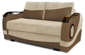 Rafi 2-es (fix) kanapé, barna - bézs