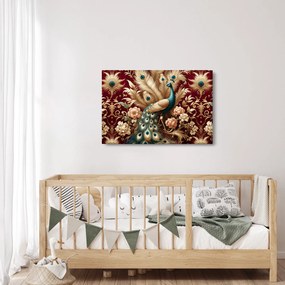 Kép – Elegáns páva (90x60 cm)