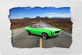 Poszter 60x40 Zöld Chevrolet Ss