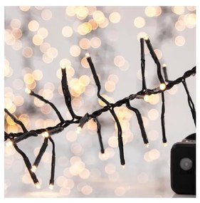 LED Karácsonyi kültéri lánc CLUSTER 768xLED/8 funkció 9 m IP44 meleg fehér