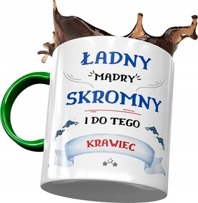 Zöld Bögre Szabó Szép Okos Szerény Nyomtatott Fotóval