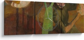 Kép - Edgar Degas, The Millinery Shop, reprodukciók (órával) (90x30 cm)