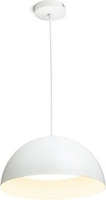 RENDL GLADYS 40 függőlámpa fehér/fehér 230V LED E27 30W