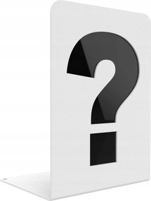 Könyvtámasz Kérdőjel ? fehér