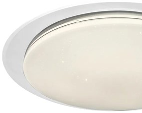 LED dimmelhető mennyezeti lámpa SONIC LED/100W/230V 3000–6000K átm. 85 cm fehér + távirányító