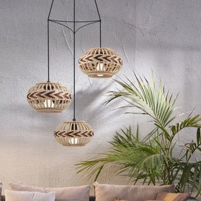 Eglo 43273 - Csillár zsinóron DONDARRION 3xE27/40W/230V