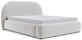 Franciaágy 180 cm Olivo P (ágyráccsal) (tárolóhellyel) (szürke + fekete) . 1100394