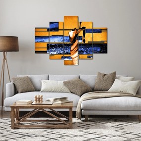 Egy absztrakt festmény képe (150x105 cm)