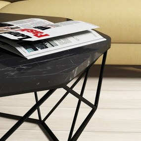 Diamond Black Marble konferenciaasztal