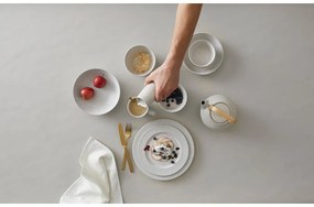 Basics Matte Cream krémszínű agyagkerámia tejeskanna, 0,5 l - Bitz