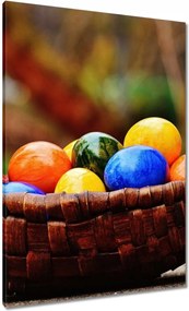 Vászonkép 70x100 Húsvéti húsvéti tojások