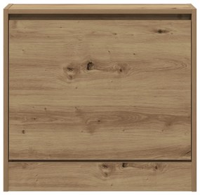 Cipőtartó Artisan tölgy 60x21x57 cm Mérnöki Fa