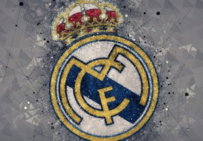 Poszter 30x40, Real Madrid. Real Mardit Club de Futball, Spanyolország. 40x30