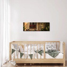 Kép - Festői Olaszország (órával) (90x30 cm)