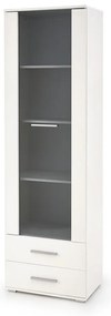 Lima magas polcos vitrin, fehér