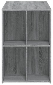 szürke sonoma színű szerelt fa íróasztal 102x50x75 cm