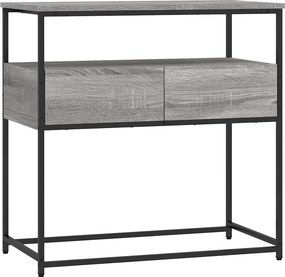 vidaXL szürke sonoma szerelt fa tálalóasztal 75x40x75 cm