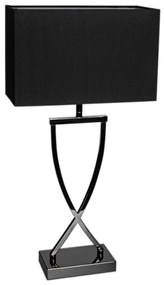 ByRydens 2820430-6513 - OMEGA asztali lámpa 1xE27/5W/230V fekete