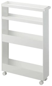 Matt fehér acél fürdőszobai polcos állvány 48x80,5 cm Tower – YAMAZAKI