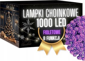 Led Karácsonyfa Lámpák 1000 Lila 72 m 8 Mód Kültéri Vízálló