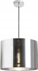 Rendl Fancy 35/25 függeszték, króm fólia, E27, 230V, 35x25 cm