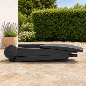 ZIRCONE kerti nyugágy, 72×195×101 cm, antracit I.P.A.E-Progarden