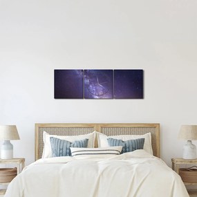 Kép - Kilátás az űrbe (órával) (90x30 cm)