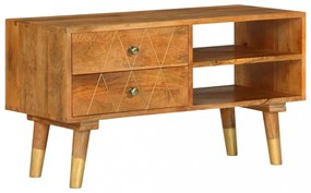 tömör mangófa TV-szekrény 85 x 35 x 47 cm