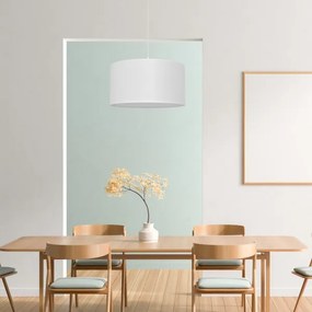 Csillár zsinóron ALBA 1xE27/15W/230V á. 40cm fehér