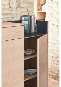 Valley világosbarna-kék szekrény - Teulat