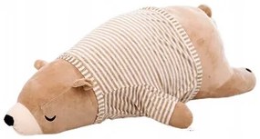 Gyerekjáték Kawaii Rajzfilm baba medve párna Szuper puha alvópárna Jegesmedve plüss baba Állat plüssjáték Kitömött alvó medve Micimackó BARNA 35 cm RUHÁVAL