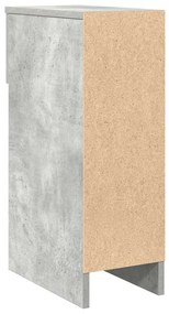 2 db betonszürke éjjeliszekrény fiókkal 20 x 36 x 60 cm