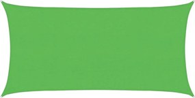 vidaXL világoszöld HDPE napvitorla 160 g/m² 2,5 x 4,5 m