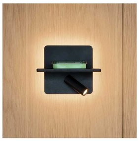 Ideal Lux - LED Fali spotlámpa PIANO LED/11,5W/230V USB fekete