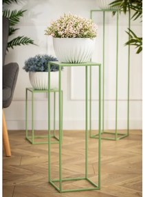 Virágállvány 70x24 cm sötétzöld
