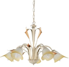 ONLI - Csillár láncon LUCREZIA 5xE14/6W/230V krém