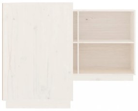 fehér tömör fenyőfa íróasztal 110x50x75 cm