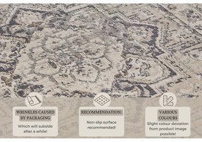 Szürkésbézs futószőnyeg 80x200 cm Terrain Designer Sand – Hanse Home