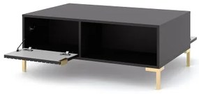 FLOP fekete dohányzóasztal