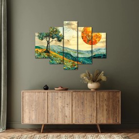 Kép - Tájkép illusztráció (150x105 cm)