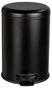 WENKO 54913100 - LEMAN szemetesvödör 25×38 cm, fekete
