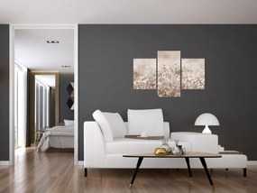 Kép - rét barna árnyalatokban (90x60 cm)