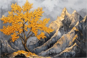 Kép – Arany fa a hegyekben (90x60 cm)