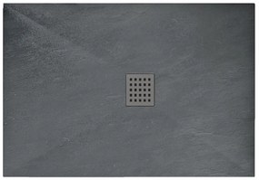 Zuhanytálca Rea grey Rock 80 x 100