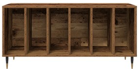 Rekeszes Szekrény Régi Fa 100x38x48 cm Műgyanta
