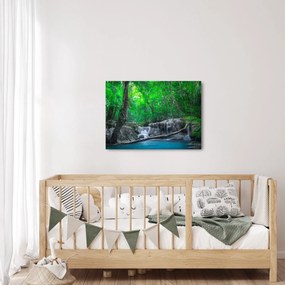 Kép - Erawan vízesés, Kanchanaburi, Thaiföld (70x50 cm)