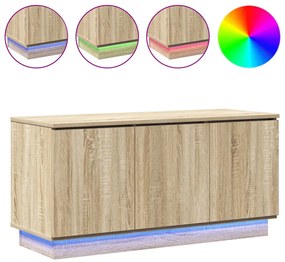 TV szekrény Sonoma tölgy 100x38x49 cm Mérnöki fa
