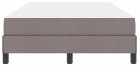 Boxrugós ágy matracmal Tópszínű 120 x 190 cm szövet