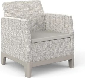 Szürkésbézs műanyag kerti fotel szett 2 db-os Scandi Forma – Keter